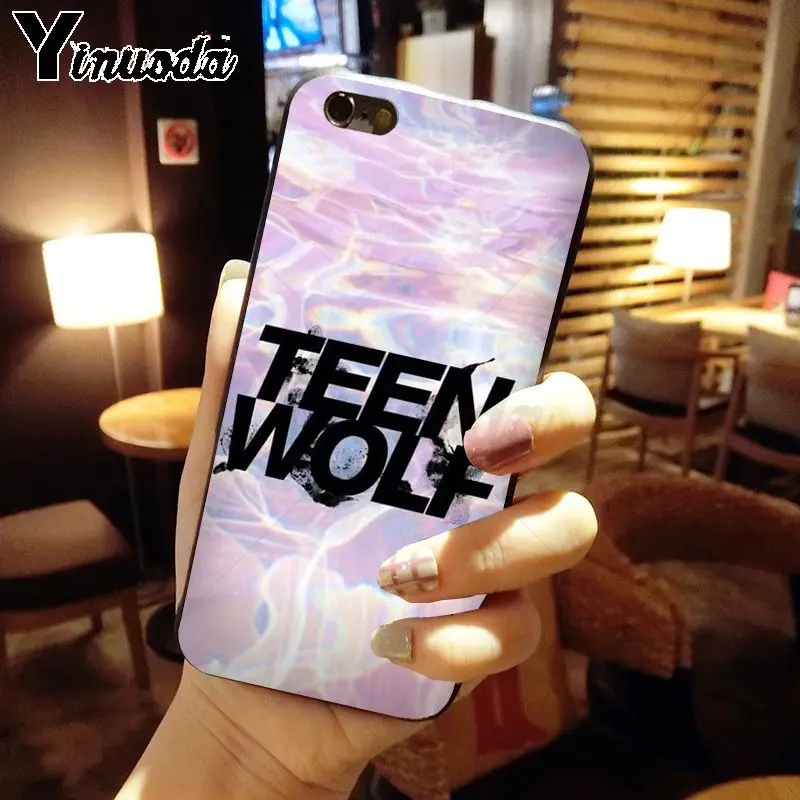Yinuoda ТВ серии Teen Wolf TPU черный силиконовый мягкий чехол для телефона iphone X XS MAX 8 7plus 5S