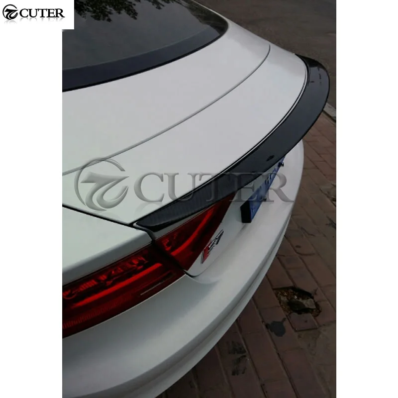 Задний спойлер для багажника из углеродного волокна A7 S7 RS7 активная фоторамка Для