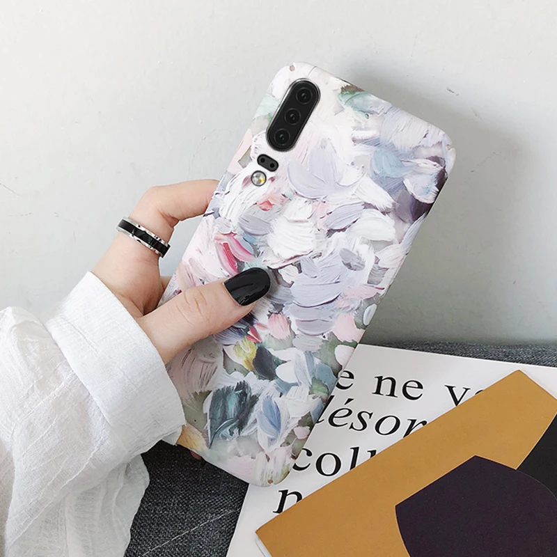 Чехол YonLinTan чехол для HuaWei P30 Pro P 30 P30Pro 15 Роскошный Жесткий с рисунком из