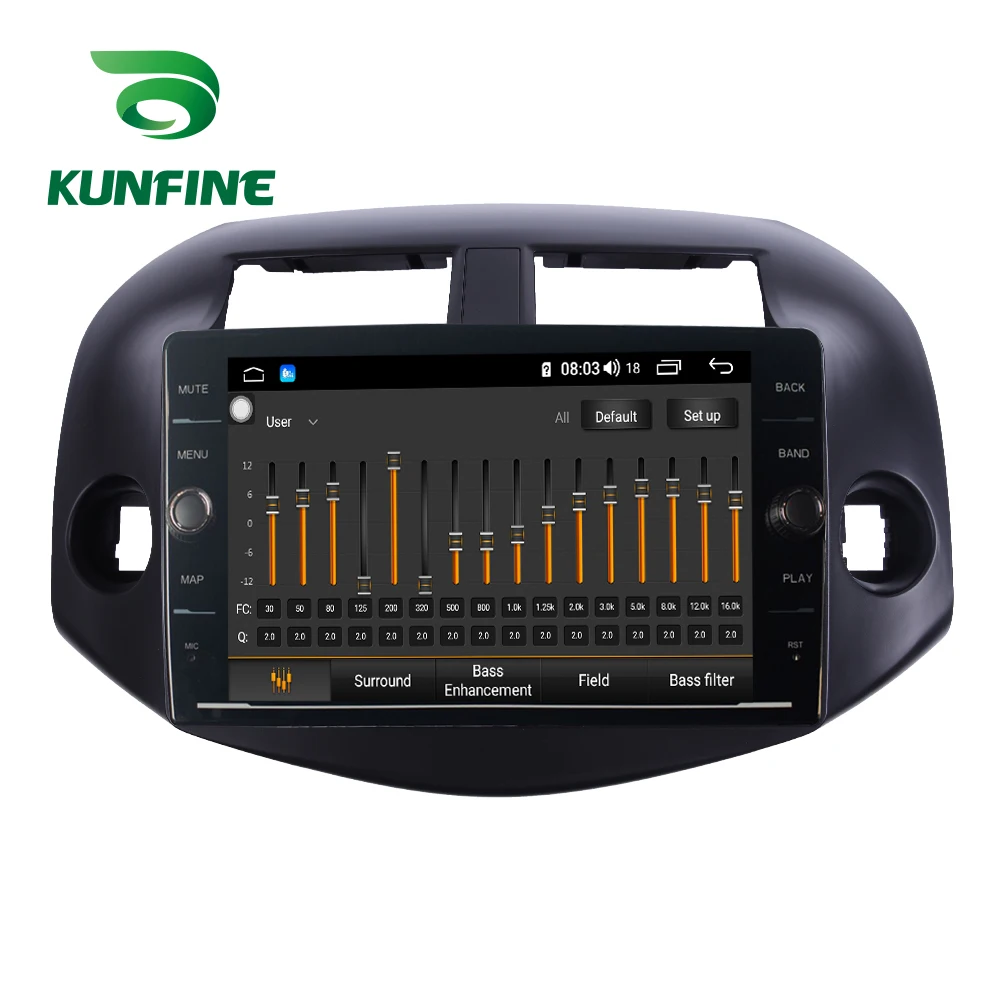 Восьмиядерный 4 Гб ОЗУ 64 ПЗУ Android 8 1 автомобильный DVD GPS плеер Deckless стерео для Toyota RAV4