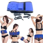 Массажный пояс, массажер для похудения, вибратор для спины, пояс для талии с 5 моторами, 20 оздоровительных камней, 2 вида массажа, для похудения