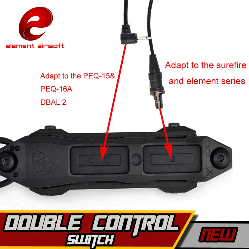 Element Airsoft оружейный охотничий светильник DBAL D2 ИК лазерный двойной переключатель