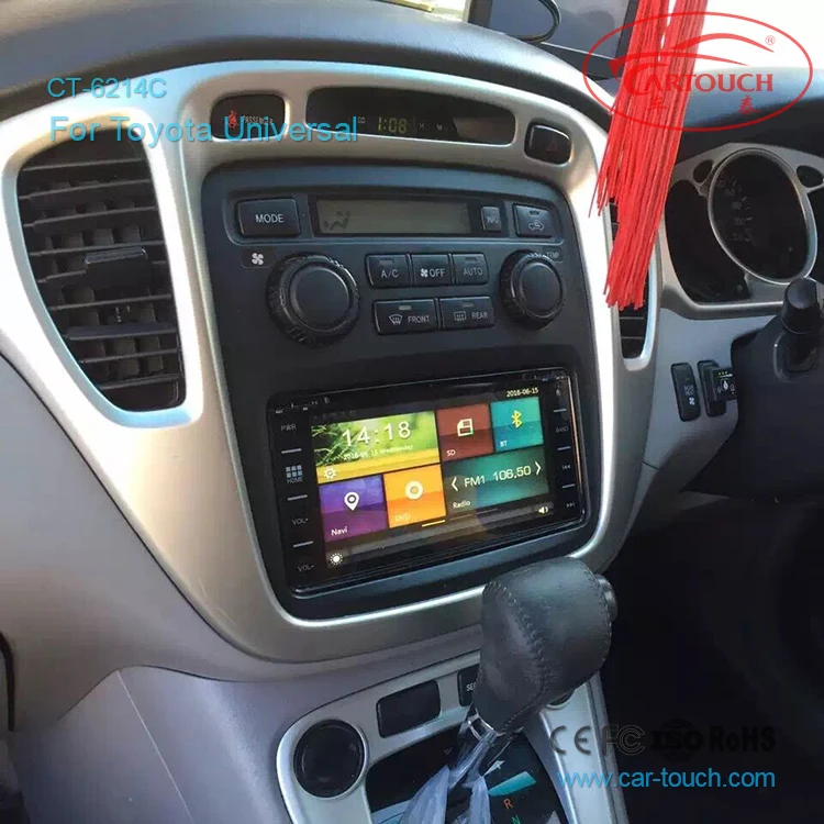 Cartouch(R) полносенсорный автомобильный dvd-плеер gps-навигация для Toyota Camry 2006 Corolla Ex Land