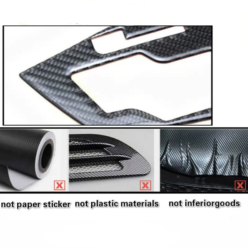 2018 Carbon fiber Car Interior Dashboard Side Air Vent Outlet Decoration Trim Frame Sticker Fit For BMW 5 | Автомобили и