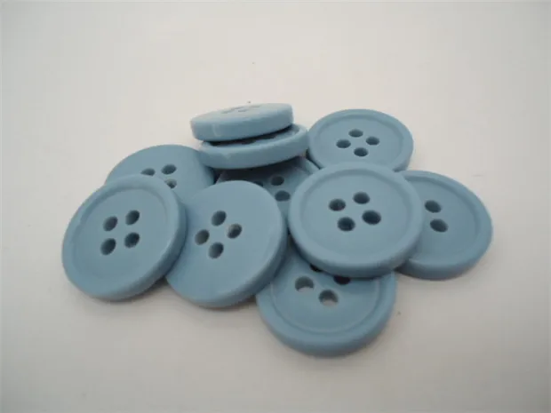

Бесплатная доставка, 60 шт./лот, 18 мм, 25 мм, четыре кнопки, тонкие края, светло-голубые кнопки