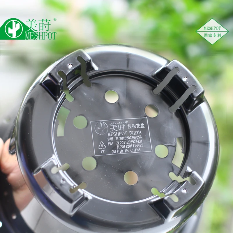 

Double plastic flowerpots succulents flower pot melamine resin pots flowerpot breathable wholesale 5 sets