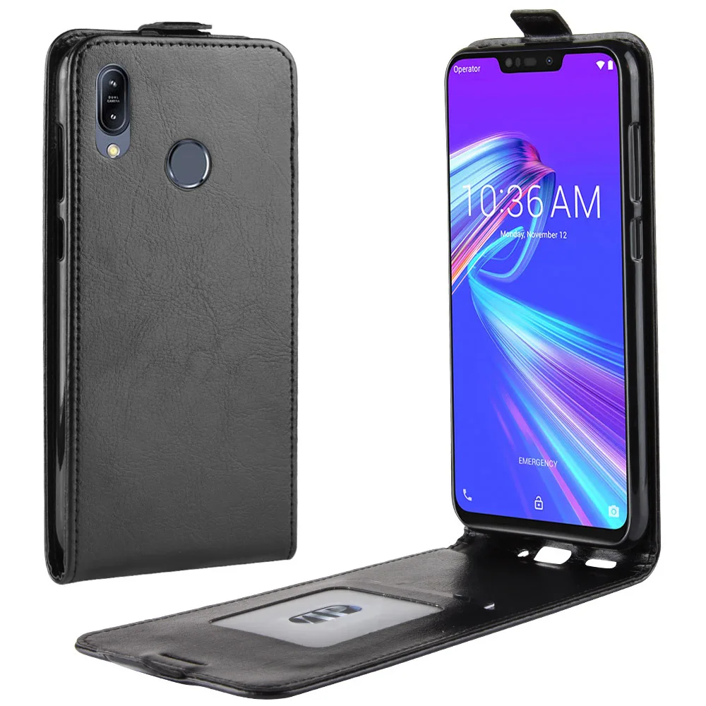 Вертикальный кожаный чехол-книжка для Asus ZenFone Max Pro M2 ZB633KL чехол телефона ZB632KL