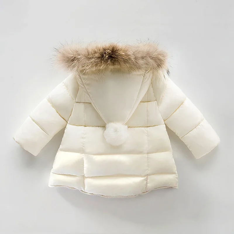 Детская зимняя пуховая куртка с капюшоном на девочку|girls winter coat|girls down coatmanteau fille