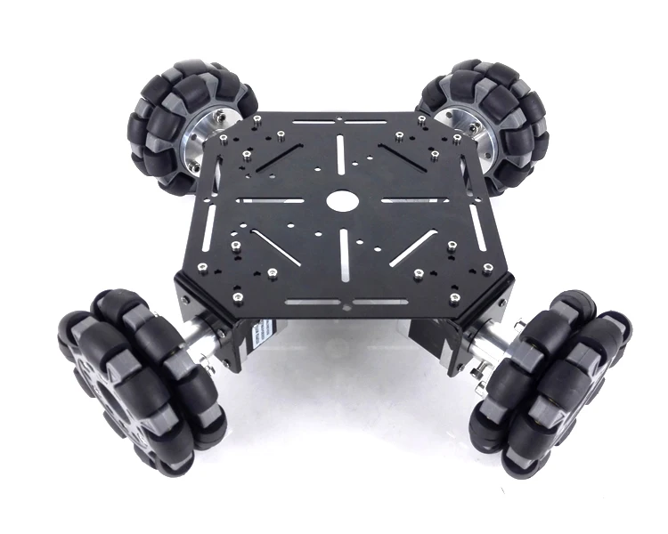 Фото MT200S 4WD 100 мм шасси Omni Wheels Robot Car рама из нержавеющей стали. Мощный двигатель. Для MT200S 4WD 100 мм шасси Omni Wheels Robot Car рама из нержавеющей стали. Мощный двигатель. Для