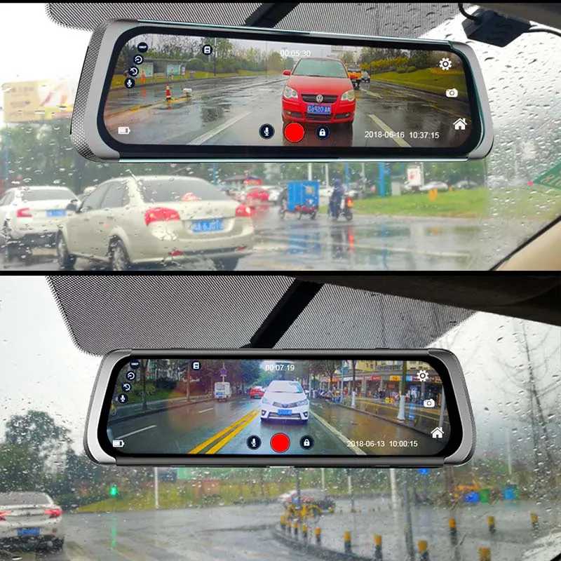 ANSTAR 4G ADAS Автомобильный видеорегистратор Android 10 &quotIPS потоковое зеркало заднего
