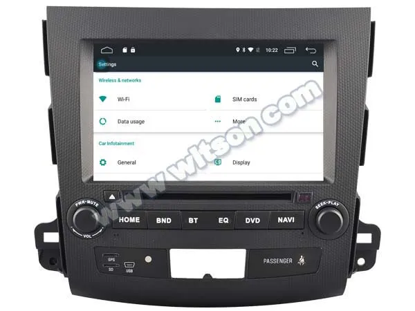WITSON Android 6 0 2 Гб RAM автомобильный DVD для MITSUBISHI OUTLANDER/PEUGEOT 4007 CITROEN C-CROSSER + WIFI/4G поддержка