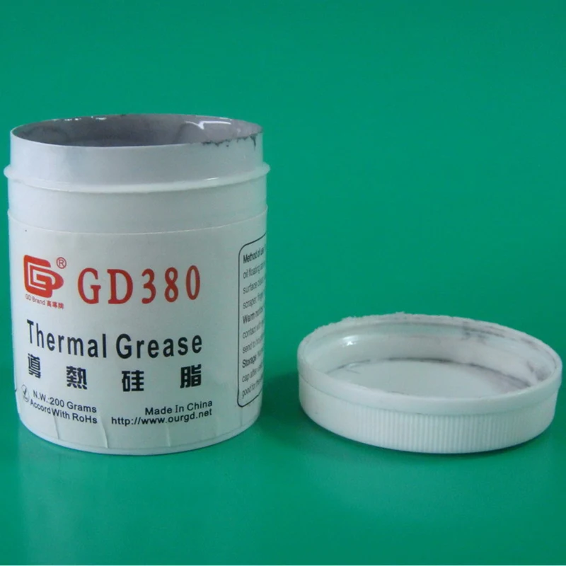 GD380 теплопроводная смазка паста Кремниевая теплоотвод соединение 10 шт. вес нетто