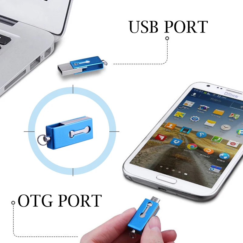 360 вращение USB флэш-накопитель 32 ГБ 64 ГБ флеш-накопитель металлический usb-накопитель для Android usb-накопитель, Флэшка 16 Гб карта памяти для настольного ПК