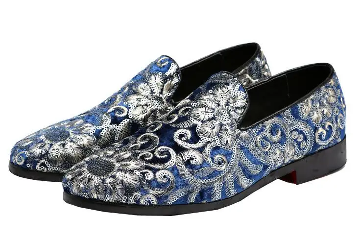Мужские бархатные лоферы в Европейском стиле вечерние свадебные туфли с