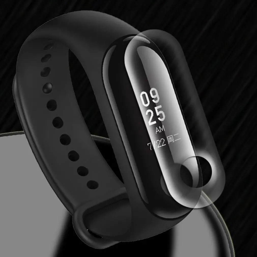Защитная пленка для экрана Xiao Mi Band 3 умный чехол браслета полностью незакаленное