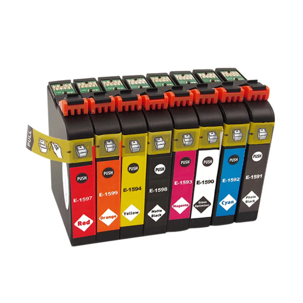 8PK T1590 1590 чернильные картриджи для Epson STYLUS PHOTO R2000 принтер T1590/T1591/T1592/T1593/T1594/T1597/T1598/T1599