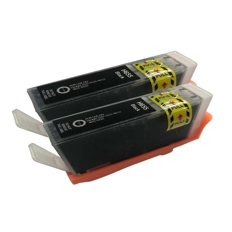 2pcs (BK) Xiangyu для hp 655 для hp 655 655xl совместимый картридж с чернилами Замена для hp 3525 5525 4615 4625 4525 6520 6525 6625 6100 6700 - Цвет: 2pcs (BK)