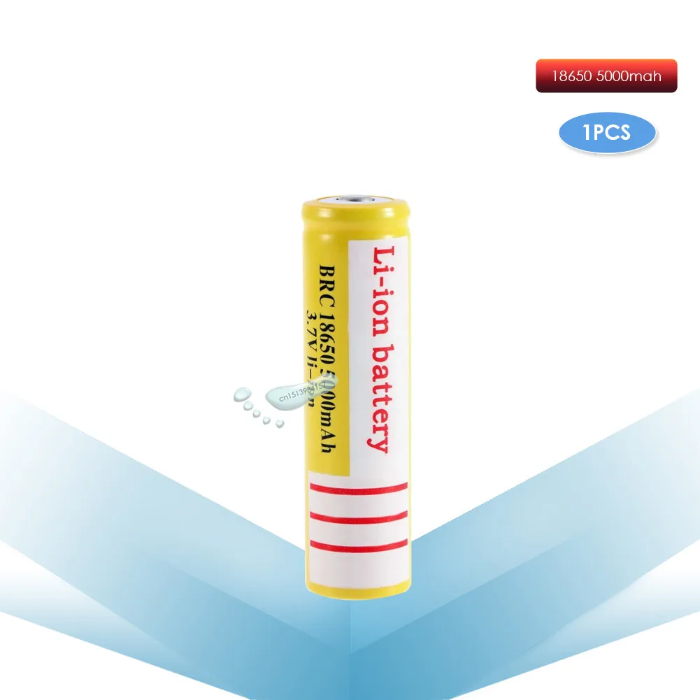Аккумулятор kpay 18650 3 7 В 5000 мАч 1/2 шт. светодиодный фонарик электронная сигарета