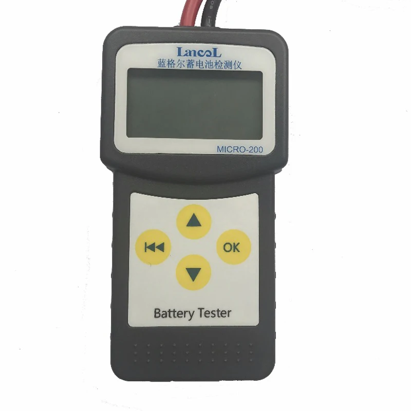 

LANCOL Batteries 12V Car MICRO-200 Digital Battery Analyzer Capacity Tester For Printing in Multi-Language Car Diagnostics