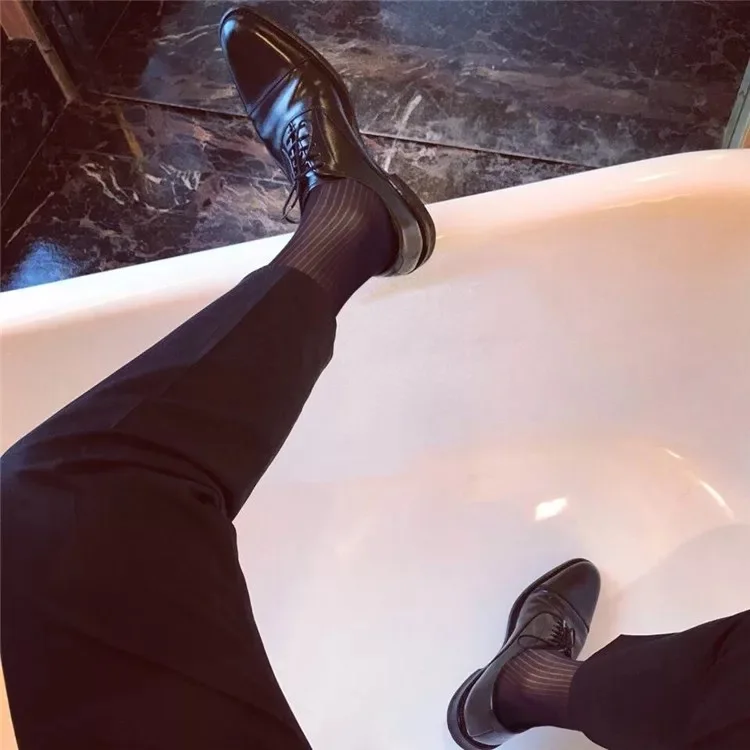 2 пары ультратонкие эластичные ЛГБТ шелковистые короткие шелк чулки мужские