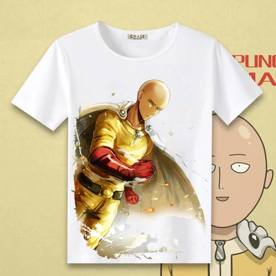 One Punch Man Футболка аниме одна футболка оппай ONE PUNCH-MAN/re-make Lover с рисунком героев из