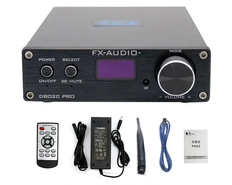 FX Audio D802C Pro Bluetooth 4 2 Поддержка APTX nfc usb/AUX/оптический/коаксиальный чистый цифровой