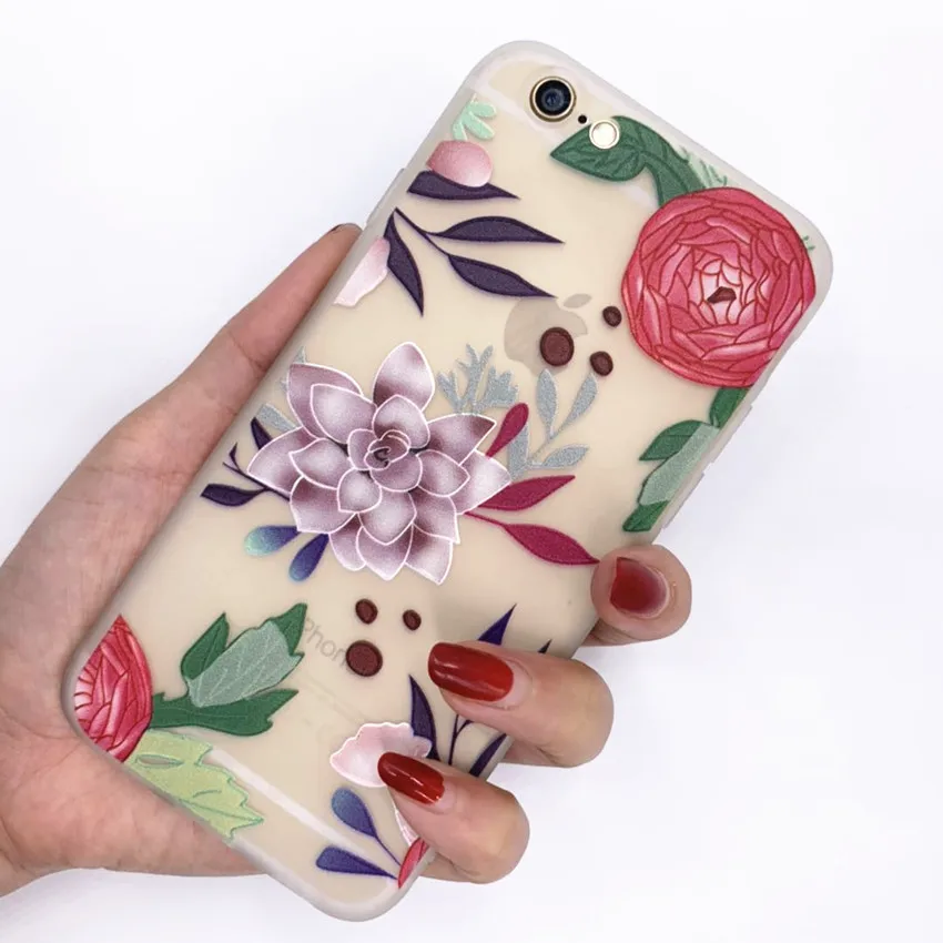 Для Iphone XS чехол 10 цветов 3D узор Новый дизайн мягкий TPU силиконовый для 6 6s 7 8 plus X XR MAX