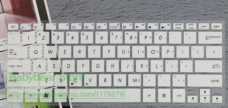 Laptop Notebook Keyboard Skin Protector Silicone For Asus X301 S300 S300C | Компьютеры и офис
