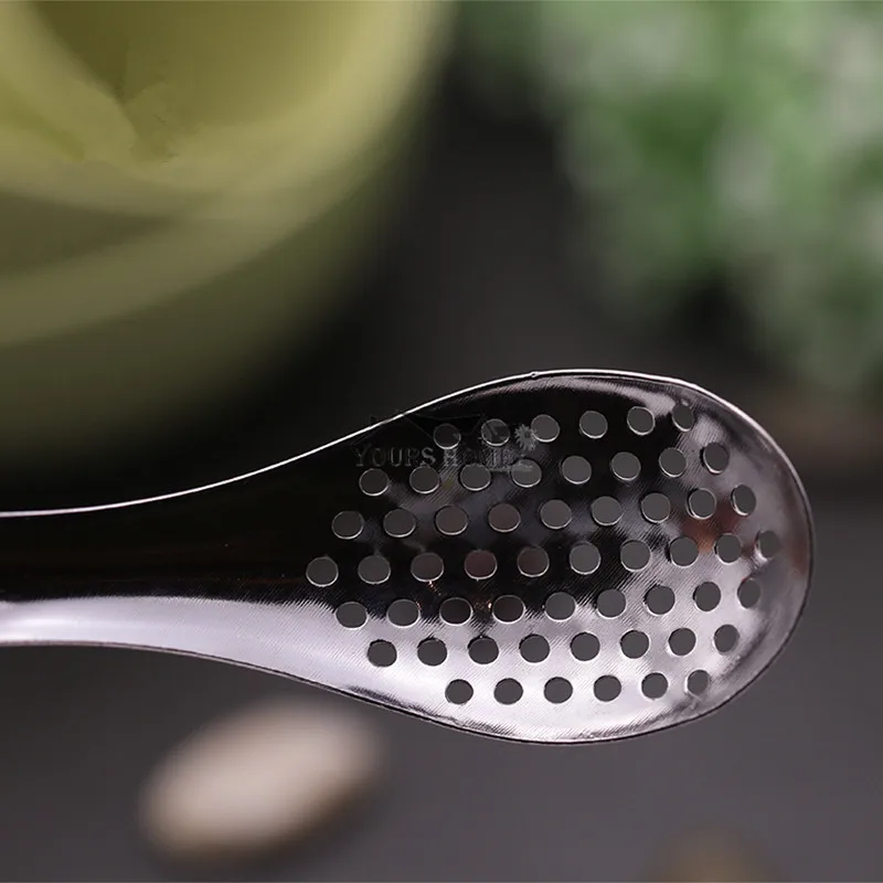 Stainless Steel Spherification Spoon Molecular Mixologist Slotted Bar Spoon Kitchen