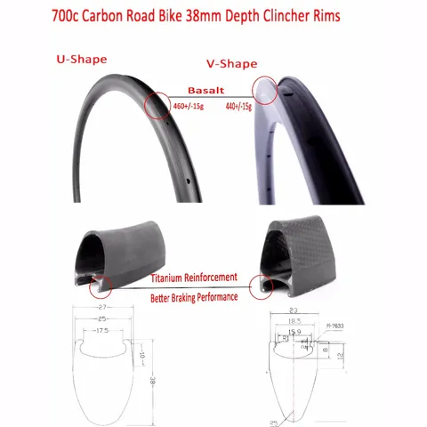 23/25 мм ширина 700C углеродные дорожные велосипедные диски 38 мм трубчатые/клинчерные велосипедные диски R38