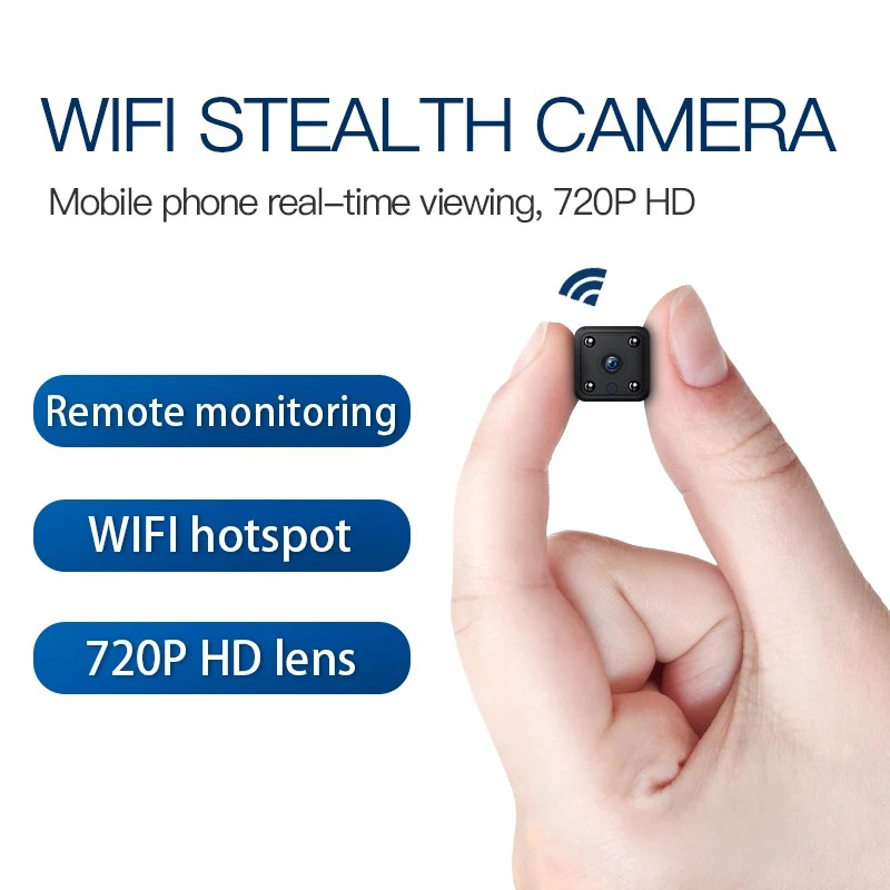 WNK 720 P ip-камера мини беспроводная видеокамера с Wi-Fi Встроенная батарея ночного