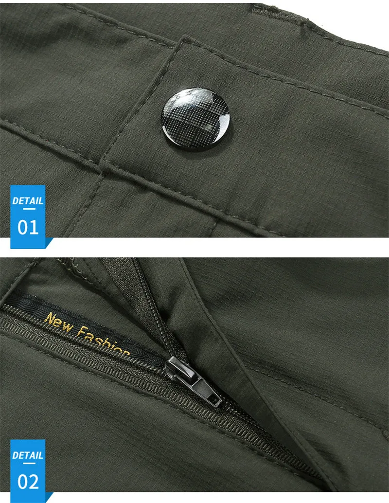 Жутко и boror Большие размеры 6XL, 7XL, 8XL на лето и весну мужские Брюки быстросохнущая дыхание Водонепроницаемый брюки Военное Дело Брюки Повседневная Армия мужской