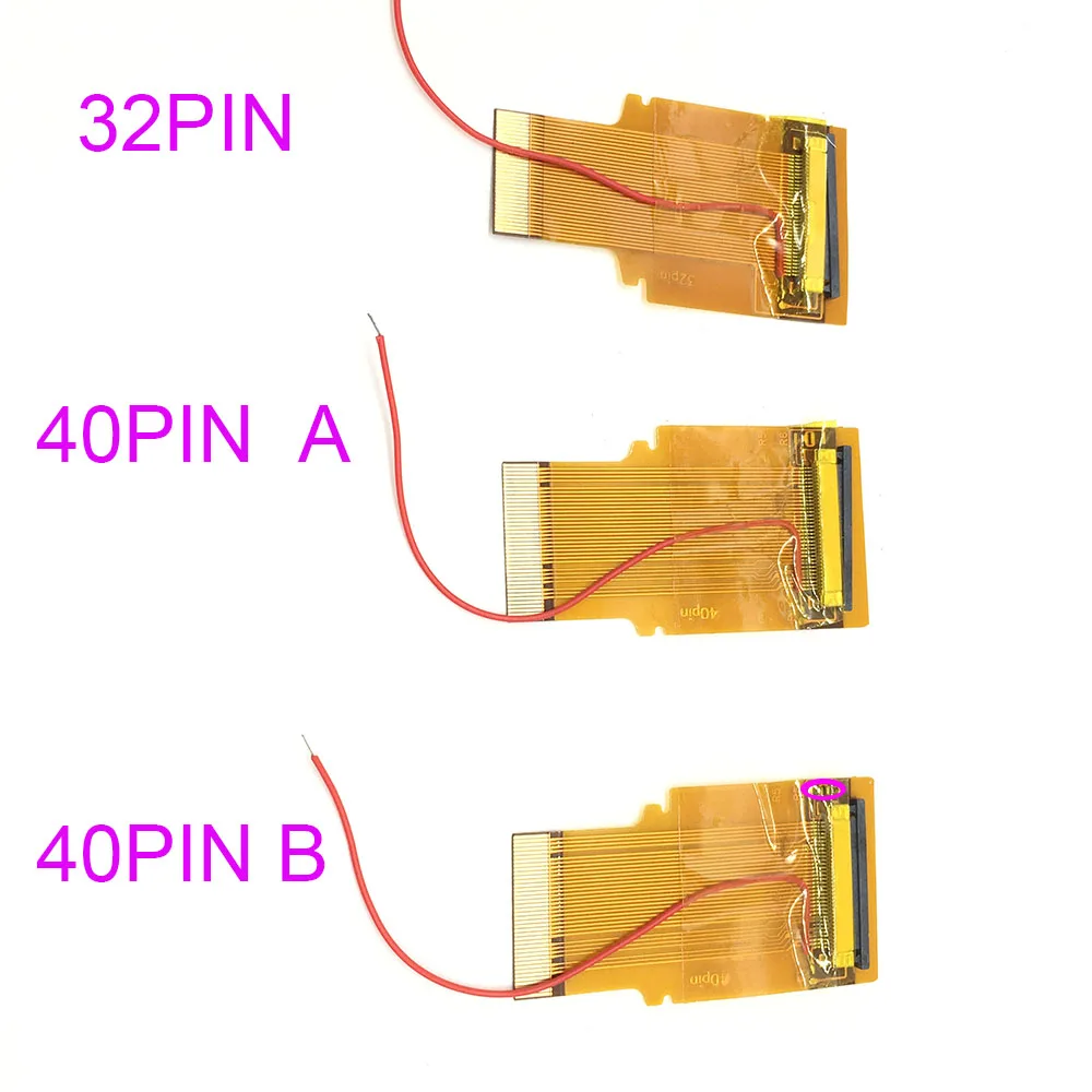 6 шт 32Pin 40 Pin A & B для GBA ленточный кабель AGS 101 с подсветкой Highlit адаптер экран мод|pin