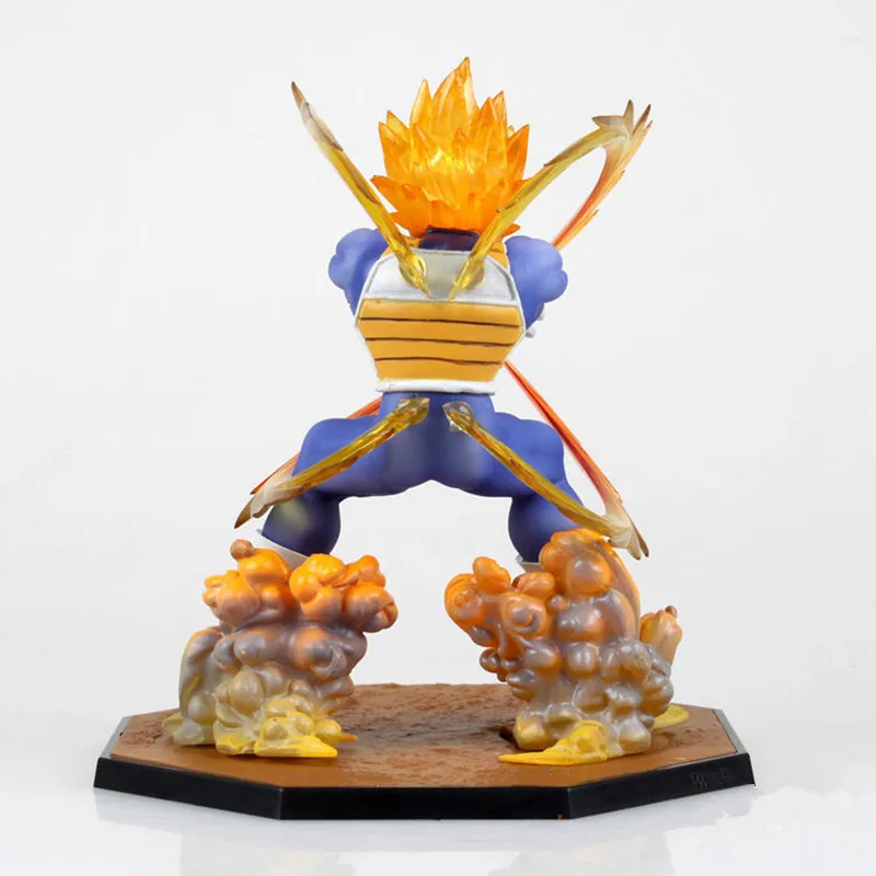 Экшн фигурка аниме Драконий жемчуг Z Super Saiyan BANDAI Vegeta ZERO Battle Коллекционная модель