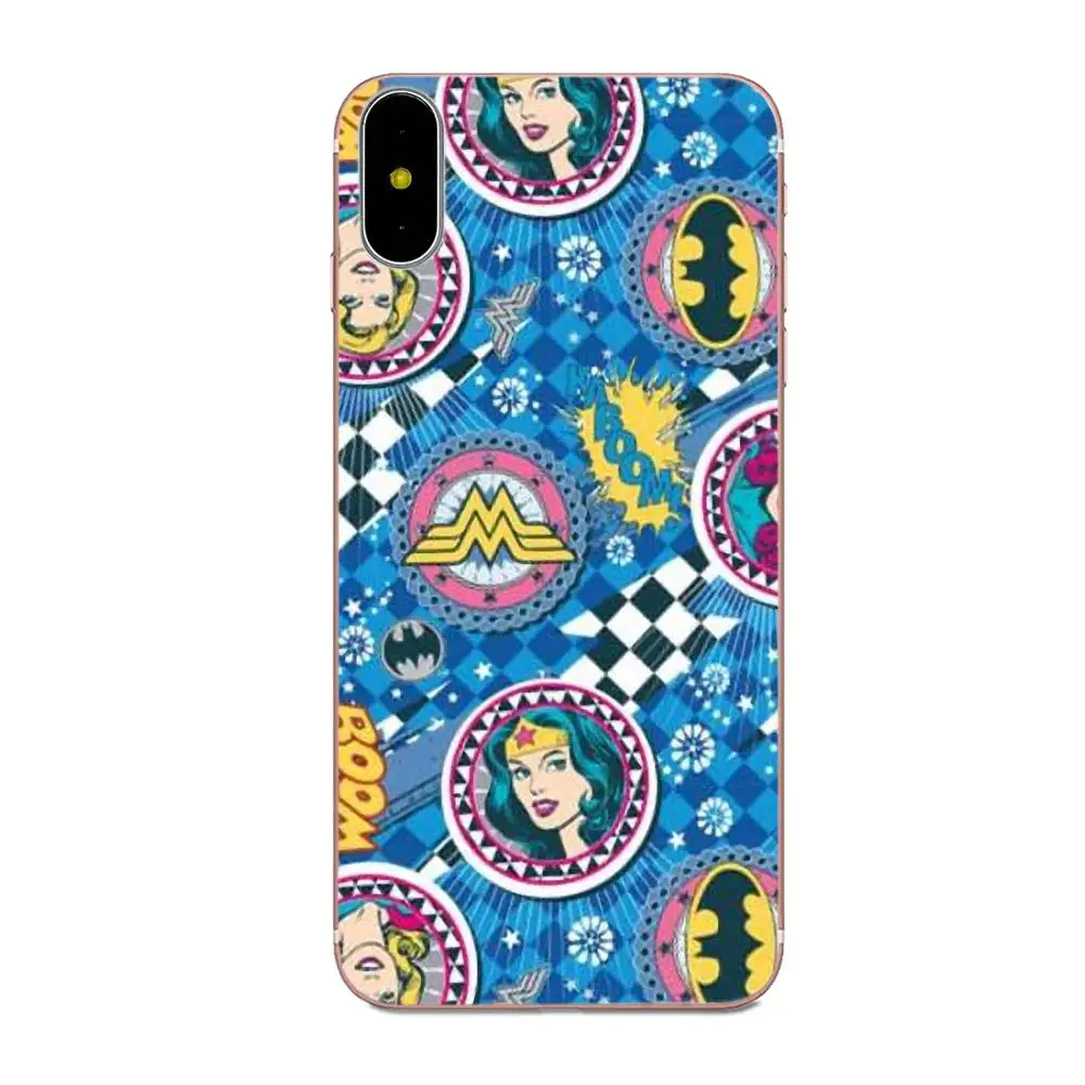 as picture Dc Wonder Woman для Apple iPhone 4 4s 5 5C 5S SE 6 6 S 7 8 Plus X XS Max XR модный дизайн кожи тонкий ПК сотовый Чехол - Цвет: as picture