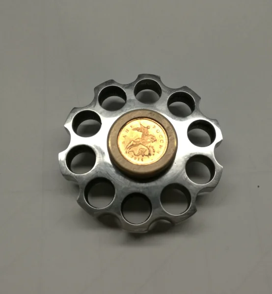 handmade Fingertip gyroscope left wheel finger gyro creative metal model science educational equipment | Канцтовары для офиса и