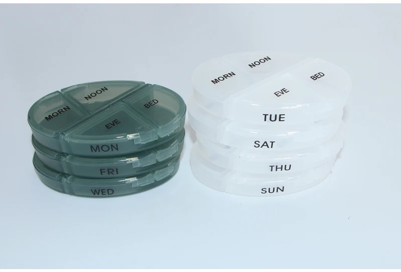 7 Days Pill Organizer Pro Storage Case Compact Organize Mini Pills Box Convenient Medicine | Дом и сад
