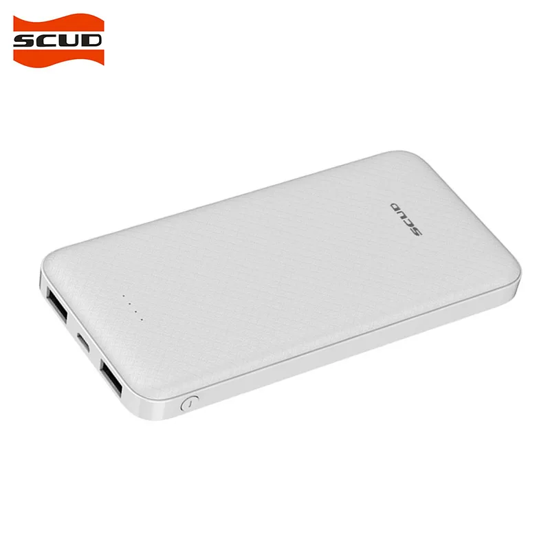 Скад 10000 mAh внешнего Батарея Зарядное устройство Портативный Powerbank тонкий