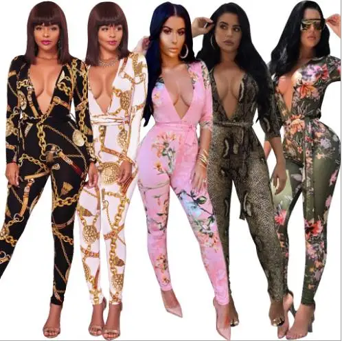 2019 одежда в африканском стиле сезон весна лето новый красный комбинезон с