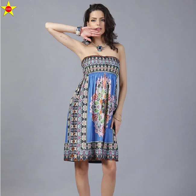 В богемном стиле 2019 Лето Стиль размера плюс повседневное женское платье с
