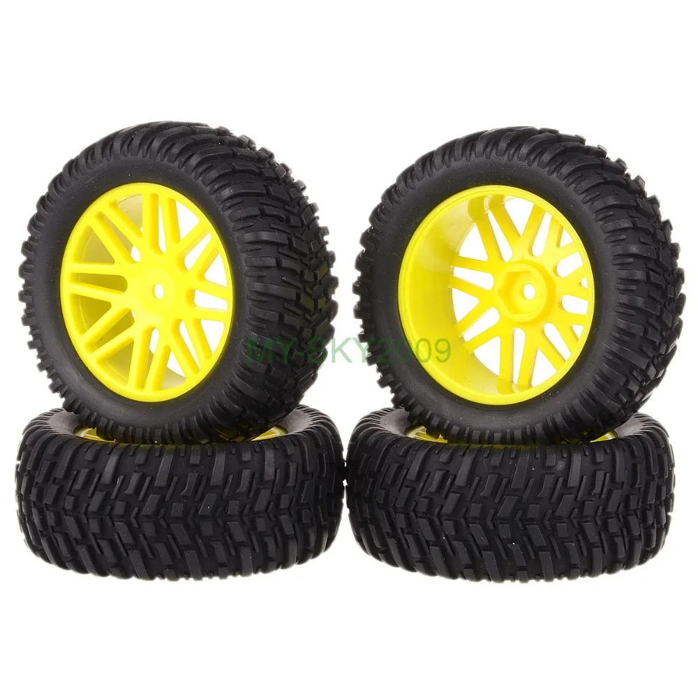 4 шт./компл. 95 мм внедорожный короткий грузовик раллийные шины резиновый обод