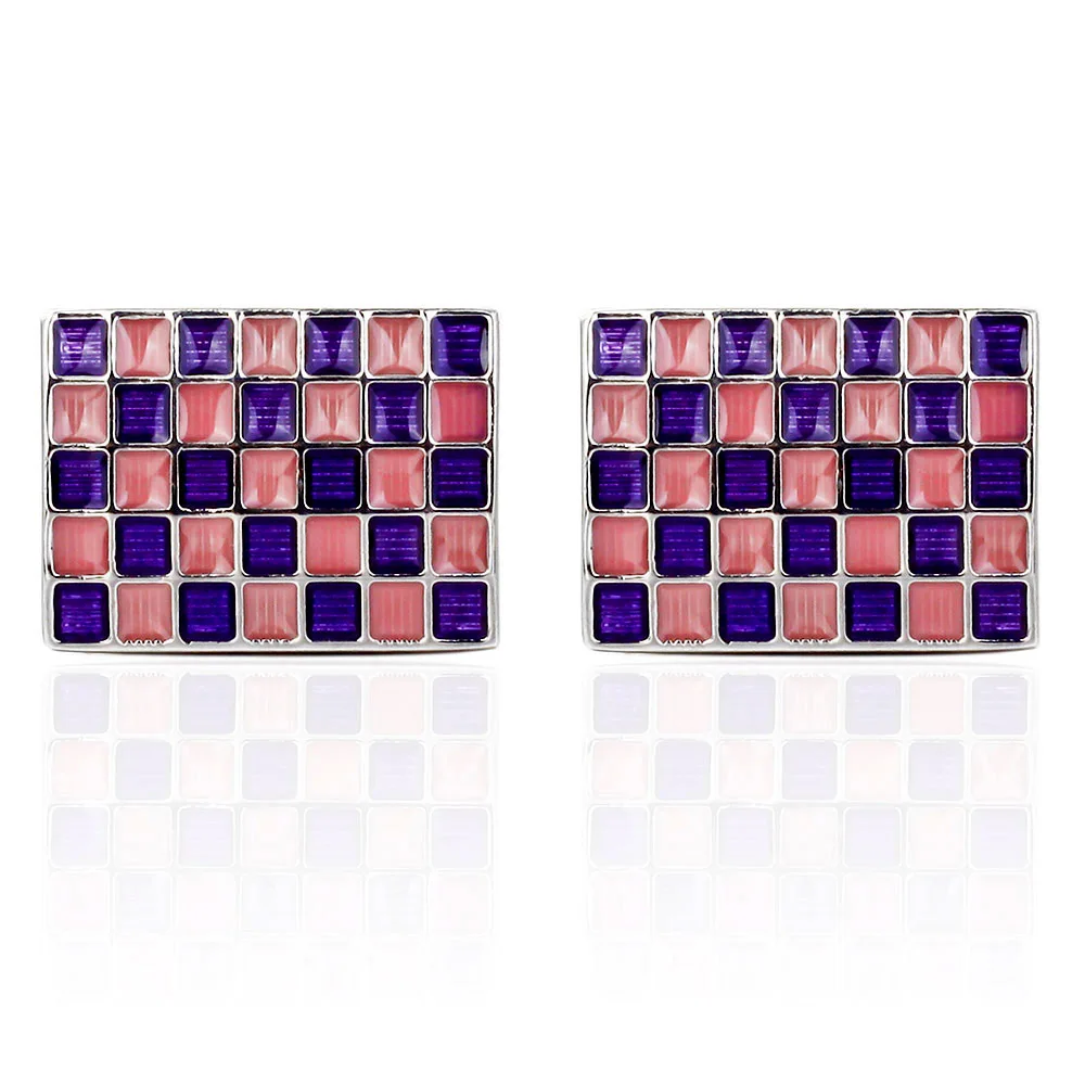 Роскошные запонки для рубашки мужчин брендовые цветные высокого качества