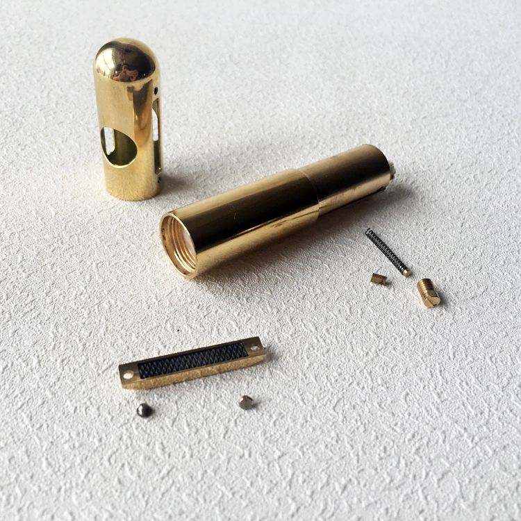 Винтажная Классическая Зажигалка 85 мм * 22 из латуни 83 г подарок|arc lighter|can usblighter arc |