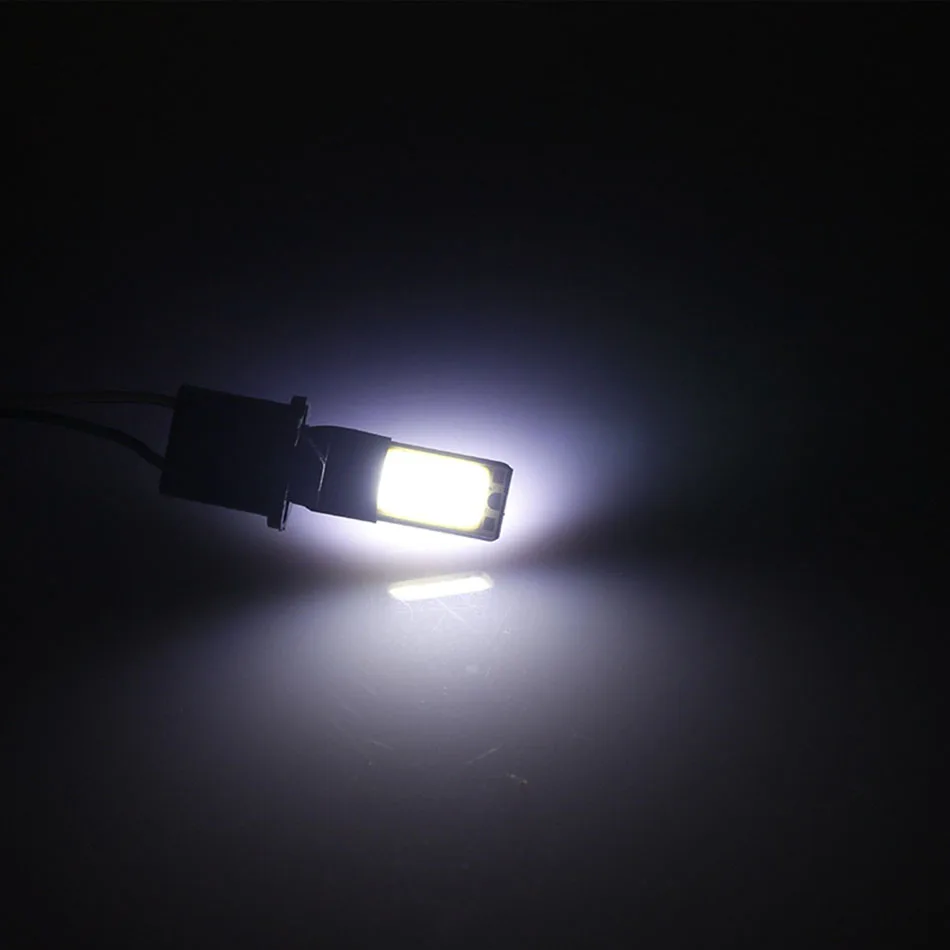 1х Высокая мощность t10 w5w led cob автомобильный led t10 5w5 12v t 10 синий белый автомобильный светильник противотуманная фара внутренний светильник w5w t10 canbus без ошибок