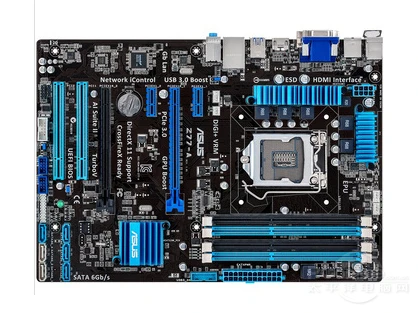 Оригинальная материнская плата ASUS 1155 LGA DDR3 32 Гб USB3.0 для I3 I5 I7 22/32 нм CPU Z77 настольные