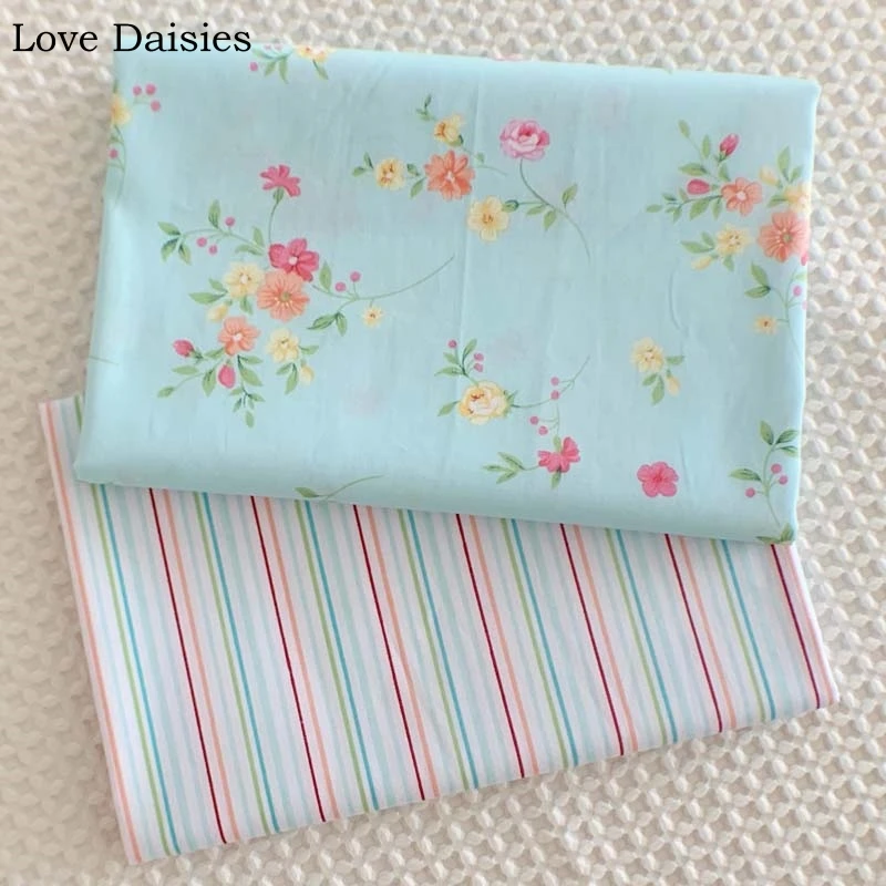 100% хлопок синий пасторальный красный оранжевый цветок розовая роза красная