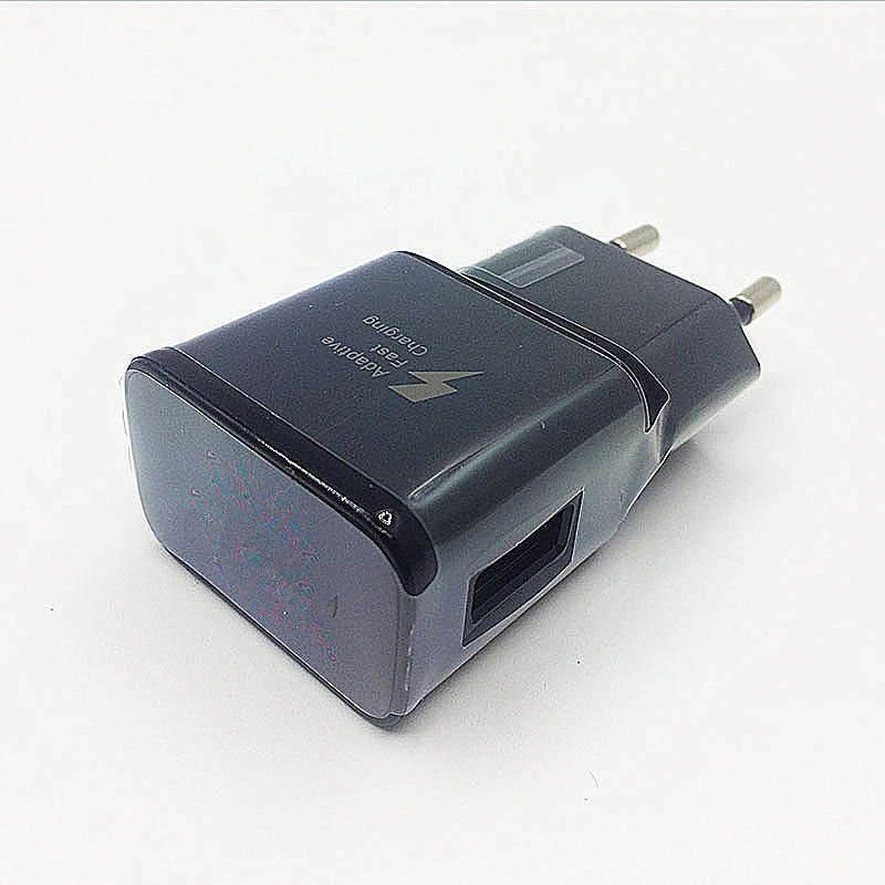 only black charger Универсальный Micro USB кабель с европейской вилкой Адаптивное быстрое зарядное устройство для мобильного телефона для Xiaomi Redmi Note 4 4x 6a samsung S6 S7 edge - Цвет: only black charger