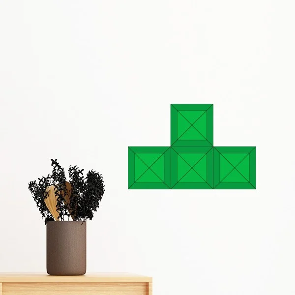 Классические игры Тетрис фиолетовый красный зеленый синий желтый блок съемные