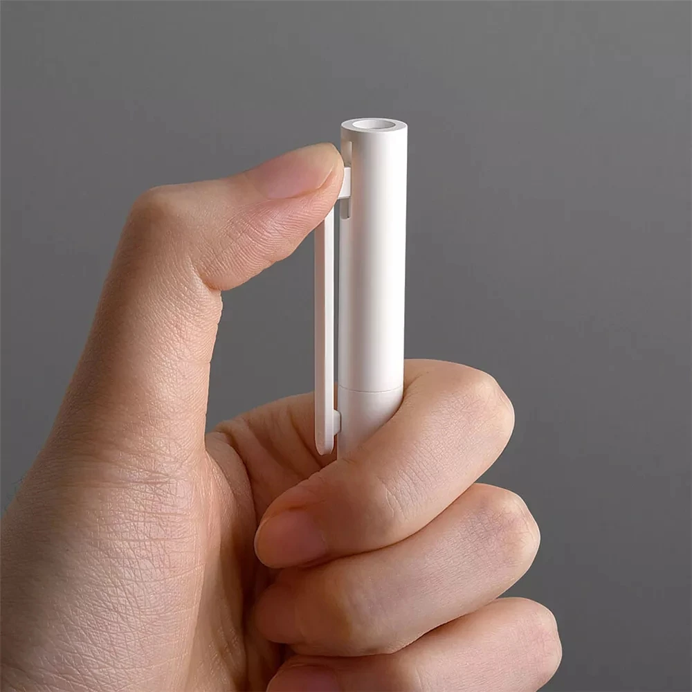 Оригинальные гелевые ручки Xiaomi, 10 шт., без колпачка, 0,5 мм, цилиндрическая ручка, черная ручка, белая, гладкая, швейцарская, заправка MiKuni, японские чернила, черные