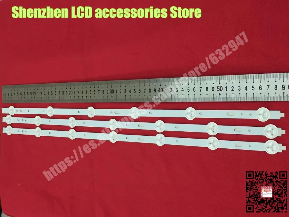 3 шт./лот для samsung 32 дюймов SVS320AD7 SVS320AD7_6LED 32 дюймов светильник экран LTA320AP33(1 комплект = 2 шт. 7LED+ 1 шт. 6LED